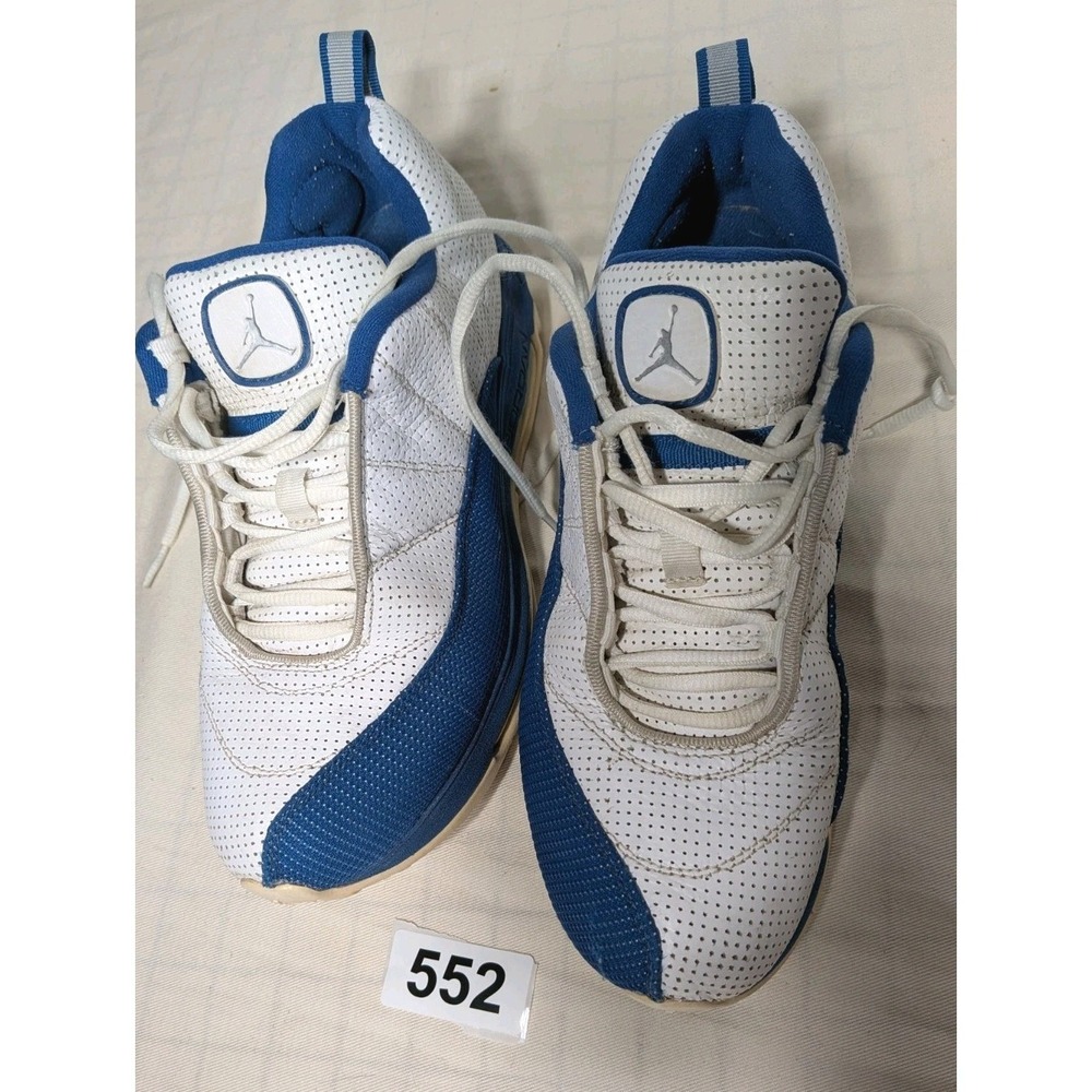 Air Jordan Comfort Air Max 12 White Metallic Silver French Blue 434034-101